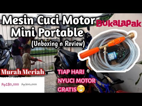 jet cleaner h&l ql 1200 ||Alat cuci motor || Modal Rp 600,-an buka cucian motor. 