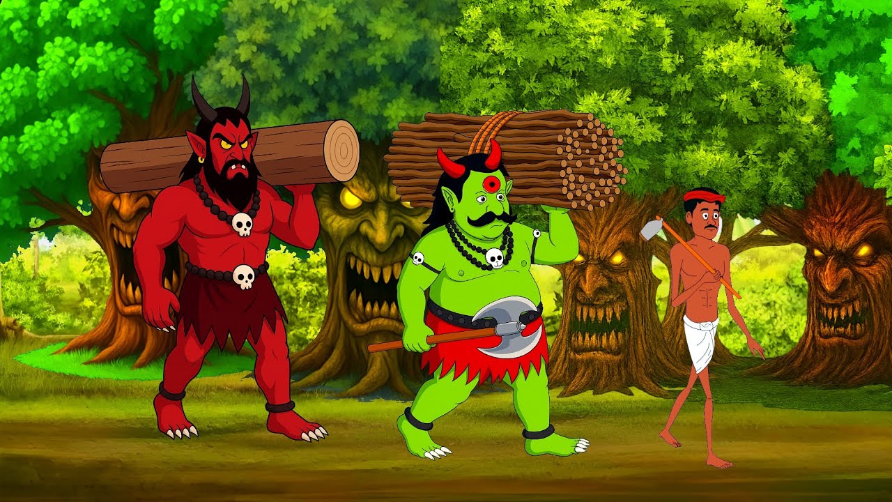 गरीब किसान और राक्षस | पंडित  Part 2 | Kahani | Moral Stories | Cartoon Story #Toonsworld 