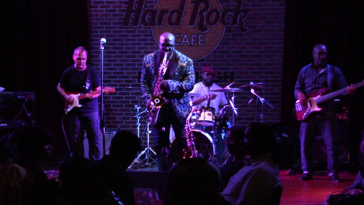 Jay Sylvester and The NMotion Band performing in Pittsburgh at Hard