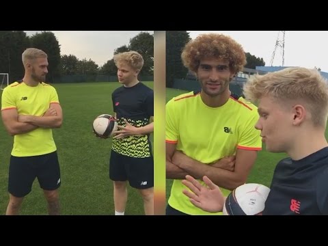FREESTYLER VS AARON RAMSEY AND MAROUANE FELLAINI!