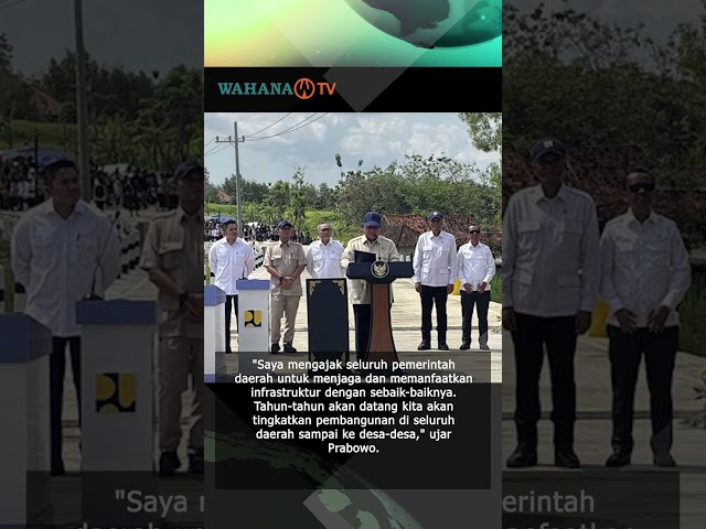Prabowo Resmikan 1.151 Km Jalan Inpres, Ajak Pemda Rawat Bersama