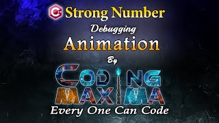 Cpp Strong Number Program | Cpp programming | Coding Maxima | coding animations