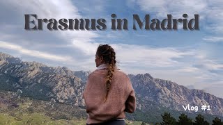 ERASMUS IN MADRID vlog #1 // going on a hike, studying, weekend