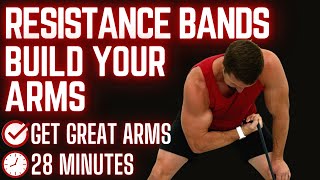 Resistance Bands Arms Workout  Great Arms In 25 Minutes