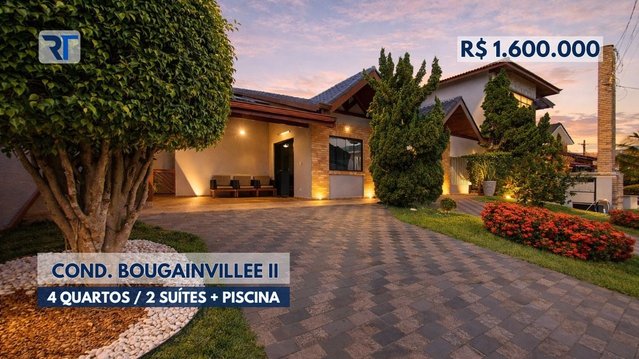 🔴 CASA À VENDA EM PERUÍBE | CASA TÉRREA COM PISCINA NO BOUGAINVILLÉE II A 400M DA PRAIA