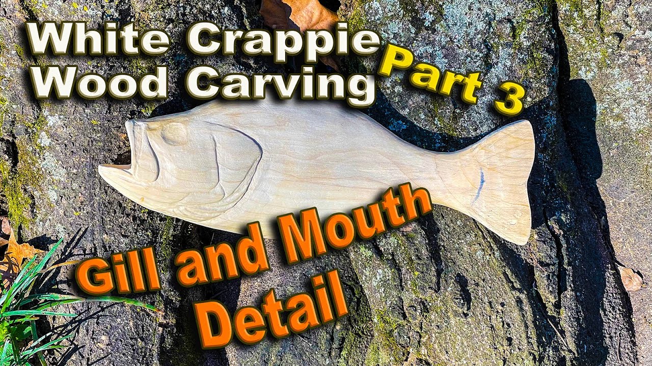 Large Mouth Bass Wood Carving