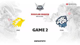 ONIC vs EVOS GAME 2 MPL ID S17 | EVOS vs ONIC