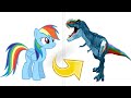Rainbow Dash as Dinosaur MLP