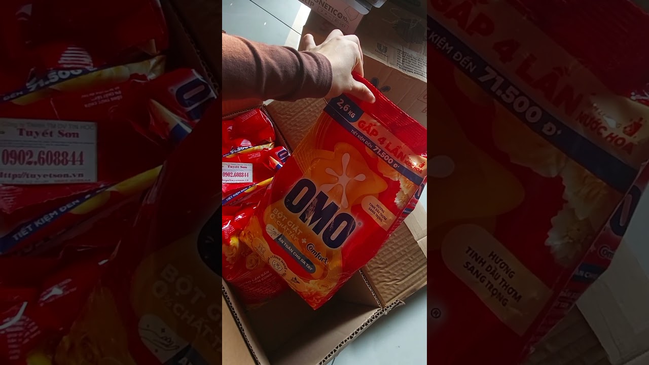 Bột giặt omo tinh dầu 2.6kg -VPP TIN HỌC TUYẾT SƠN - tuyetson.vn 0902608844