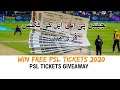 Free PSL 2020 Tickets Giveaway | Karachi Kings PSL