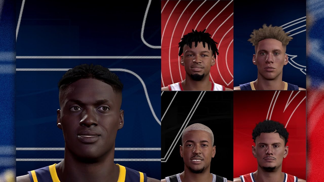 NBA 2K22 - Ben Mathurin, Shaedon Sharpe, Dyson Daniels, Jeremy Sochan, Johnny Davis Face Creation