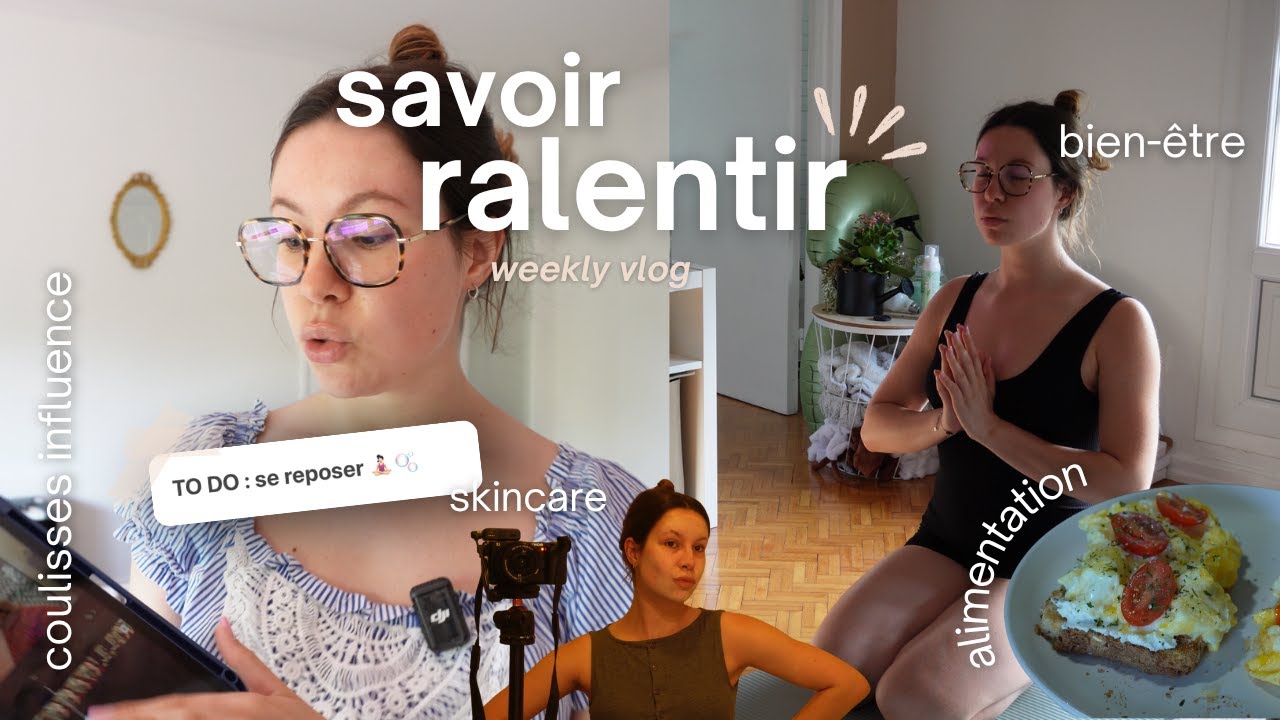 Entre blessure, fatigue & routine de fin d'études sup : une semaine plus douce 🌿