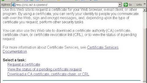 cài đặt và sử dụng CA trên windows server 2003