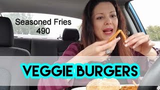 Mukbang Calorie Counting .... GrubUnleashed13 ... Veggie Burgers