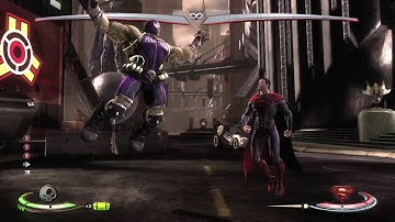 Injustice Bane 65% combo 2 bars 3 lvl venom