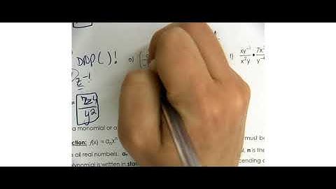 5 1 Exponent Rules and 5 2 Evaluate Polynomial Functions Video