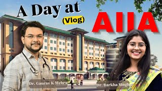 A Day At AIIA (Vlog), MD at AIIA Delhi | AIIA PG Life | All India Institute of Ayurveda AIAPGET 2024