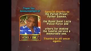 Nichols Emile Thank you