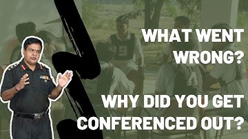 Conference Out in SSB Interview Analysis | Reasons for rejection in SSB Interview | What went wrong?