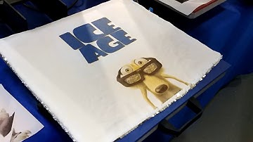 Sublimation printing on sequin pillow case