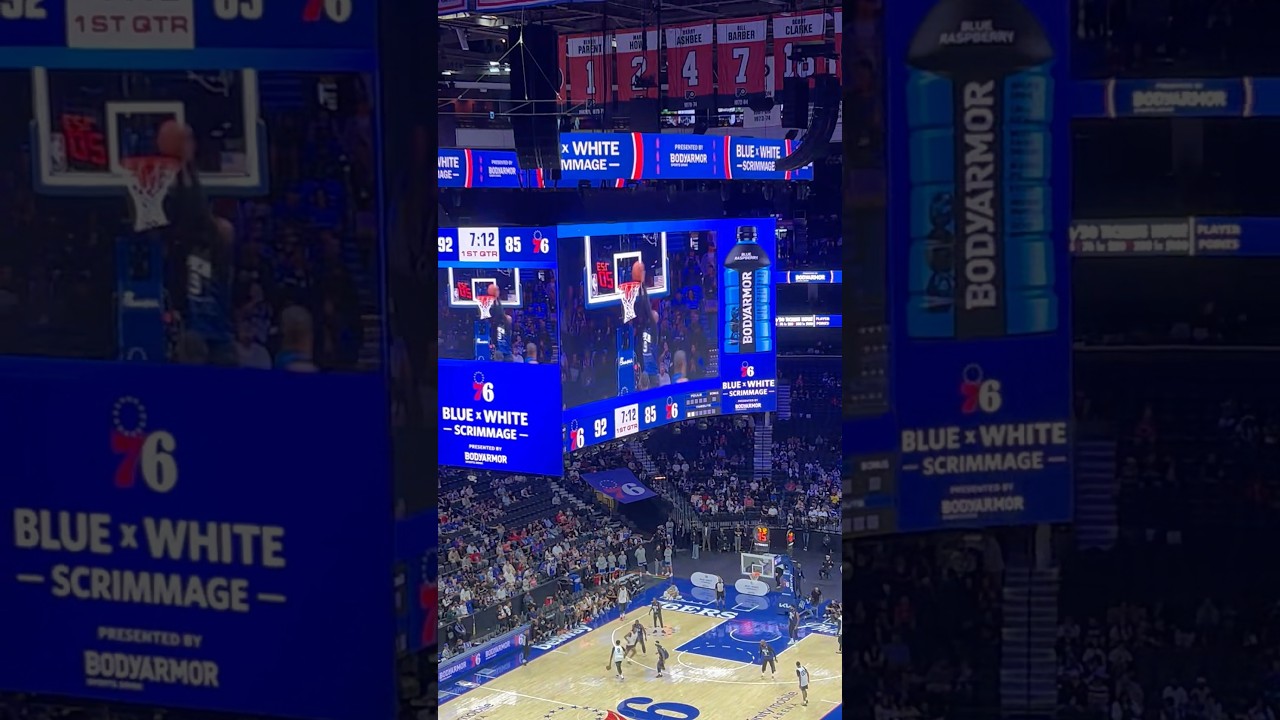 TYRESE MAXEY ALLEY OOP TO LEBRON JAMES! 😮‍💨🔥