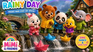 Datos 🌧️ Funny Rainy Day! ☔ | Mimi & Friends | Fun Kids Song & Cartoon Story 🐰 Actualización