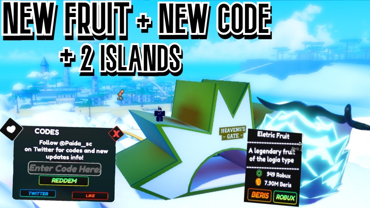 ALL NEW *SECRET* UPDATE CODES in ONE FRUIT SIMULATOR CODES! (Roblox One  Fruit Codes) 