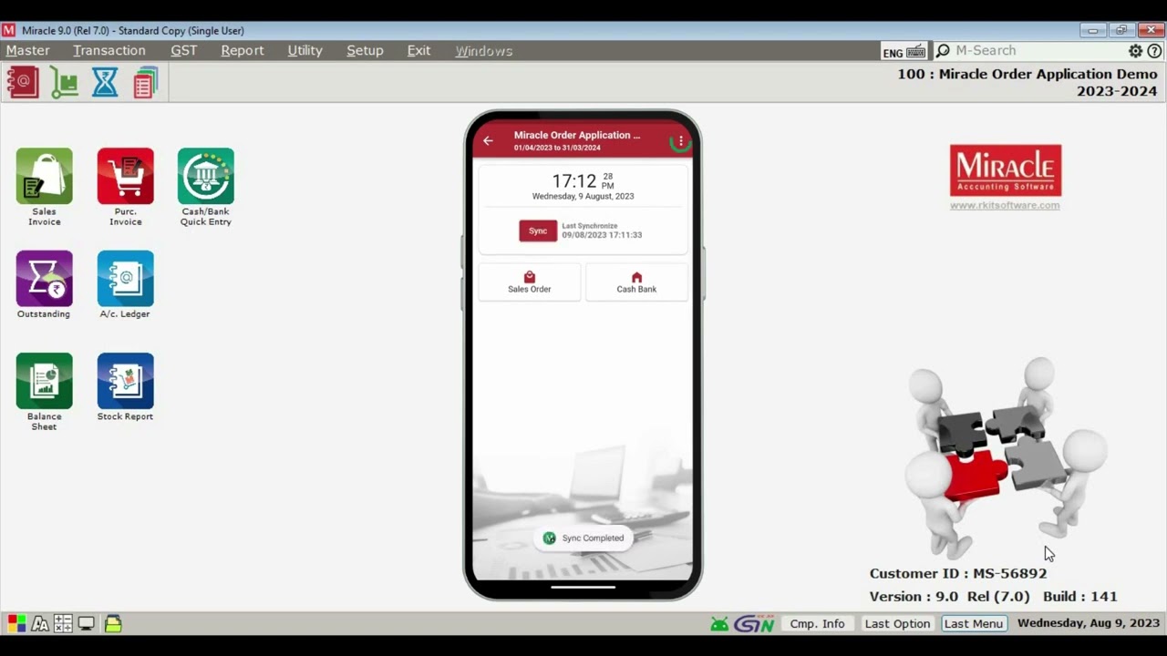 Maximize Sales Efficiency with New Version of Miracle Order App & Software Integration 1080p