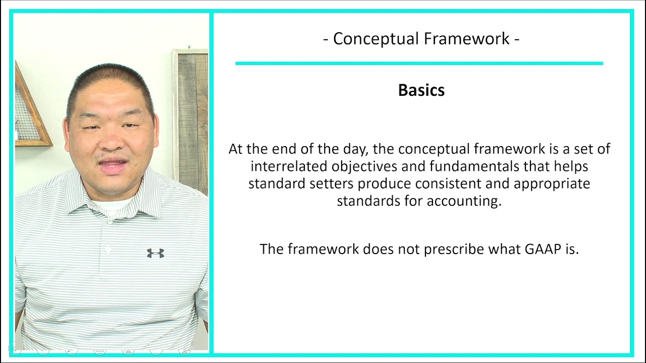 Intermediate Accounting - Lesson 1.7 - The Conceptual Framework - YouTube