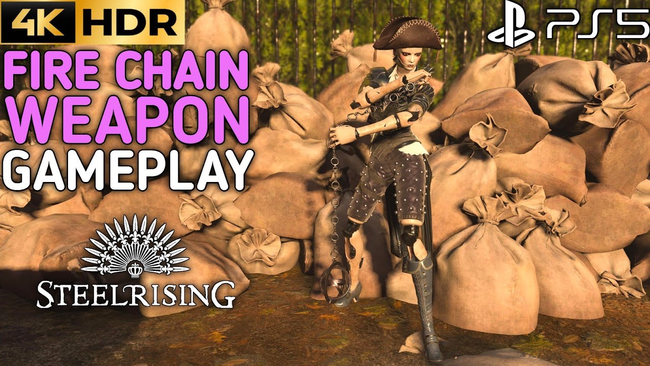 Steelrising Fire Chain Weapon Gameplay | Steelrising Closed Beta PS5 ...