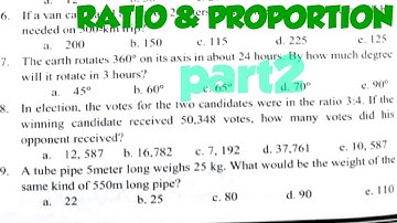 RATIO and PROPORTION reviewer | Civil Service Exam Numerical Reasoning [UPCAT College Entrance LET]