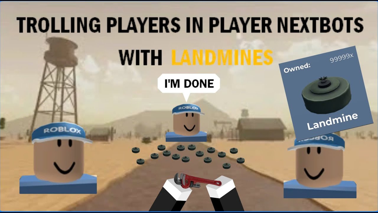 Roblox Evade Funny Moments 14 Landmine Trolling YouTube 