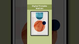 Elevate Your Space with Geometric Abstract Digital Wall Art