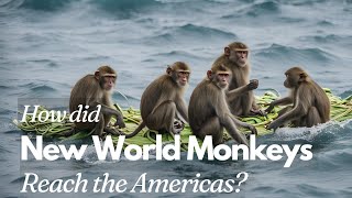 How did Monkeys make it to the Americas?