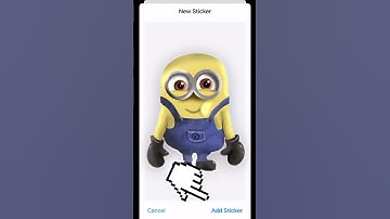 How to create your own sticker with the new iso 17 update 💕🥰#apple #howto #tech #shorts #sticker