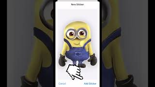 How to create your own sticker with the new iso 17 update 💕🥰#apple #howto #tech #shorts #sticker screenshot 4