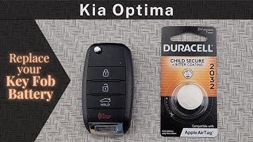 How to DIY Replace Change a 2016 - 2020 Kia Optima Key Remote Fob Battery