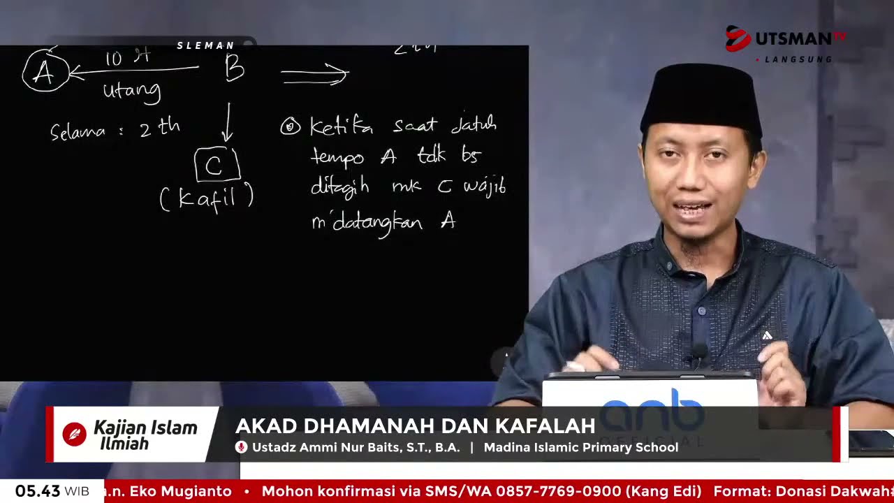 LIVE Akad Dhamanah dan Kafalah - Ust. Ammi Nur Baits, S.T., B.A.
