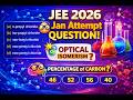 JEE 2026 Jan Attempt | Optical Isomerism + % Carbon Problem