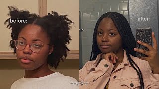 Protective Style Prep On 4B Natural Hair.