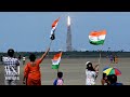 Watch india launches rocket to land on moons south pole  wsj news