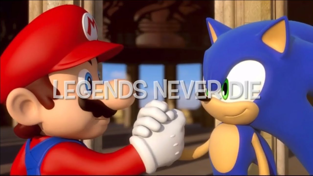 Mario and Sonic AMV: Legends Never Die (with lyrics) 10K Subscriber Special
