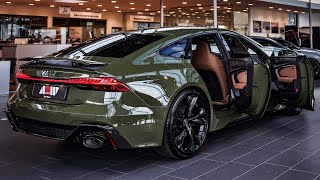 AWESOME LOOKING 2023 Audi Exclusive RS7  Interior, Exterior and Sound