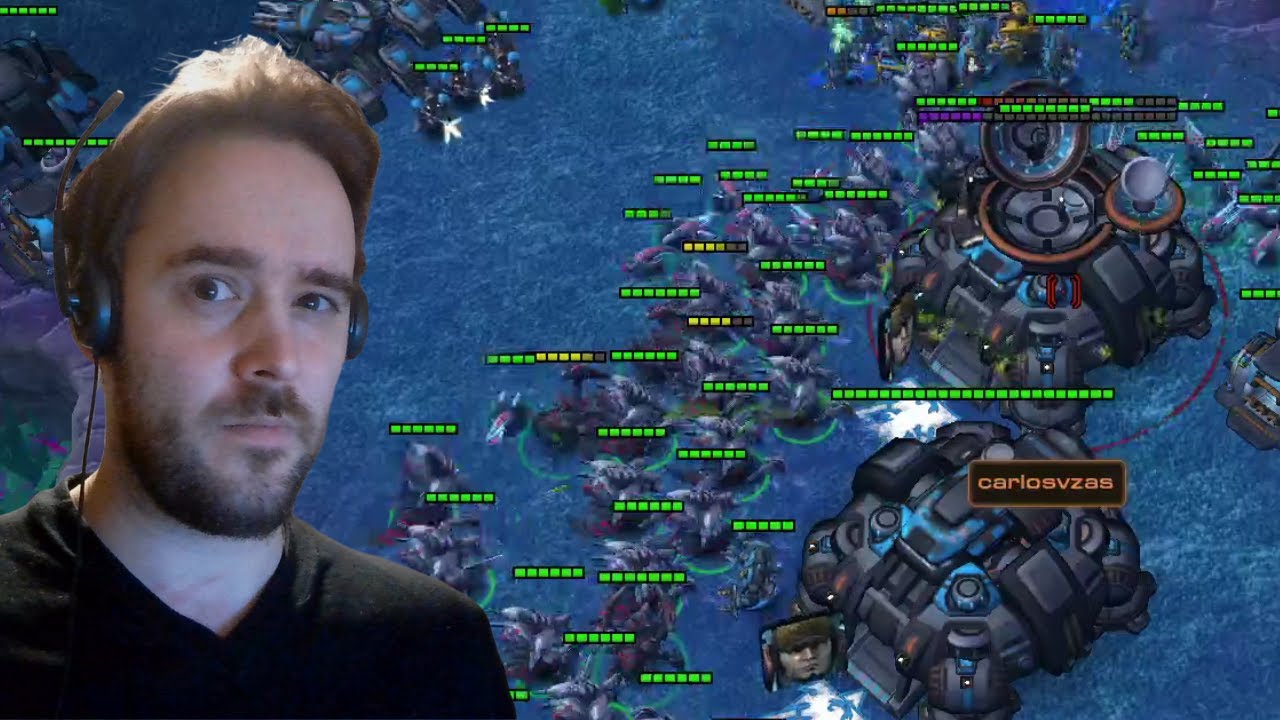 DShlango tries new roach hydra build, gets ez win in 2v2 (StarCraft 2)