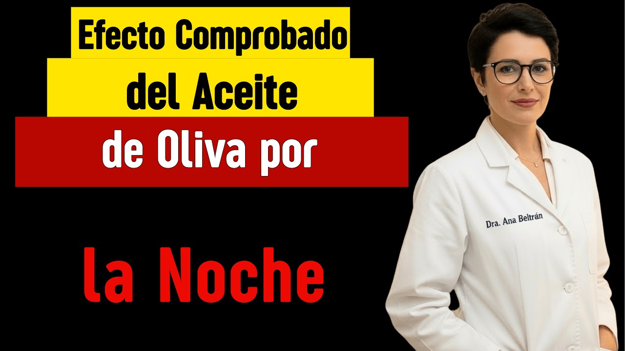 Hombres Mayores, Una Sola Cucharada de Aceite de Oliva en la Noche Puede Generar una Reacción...
