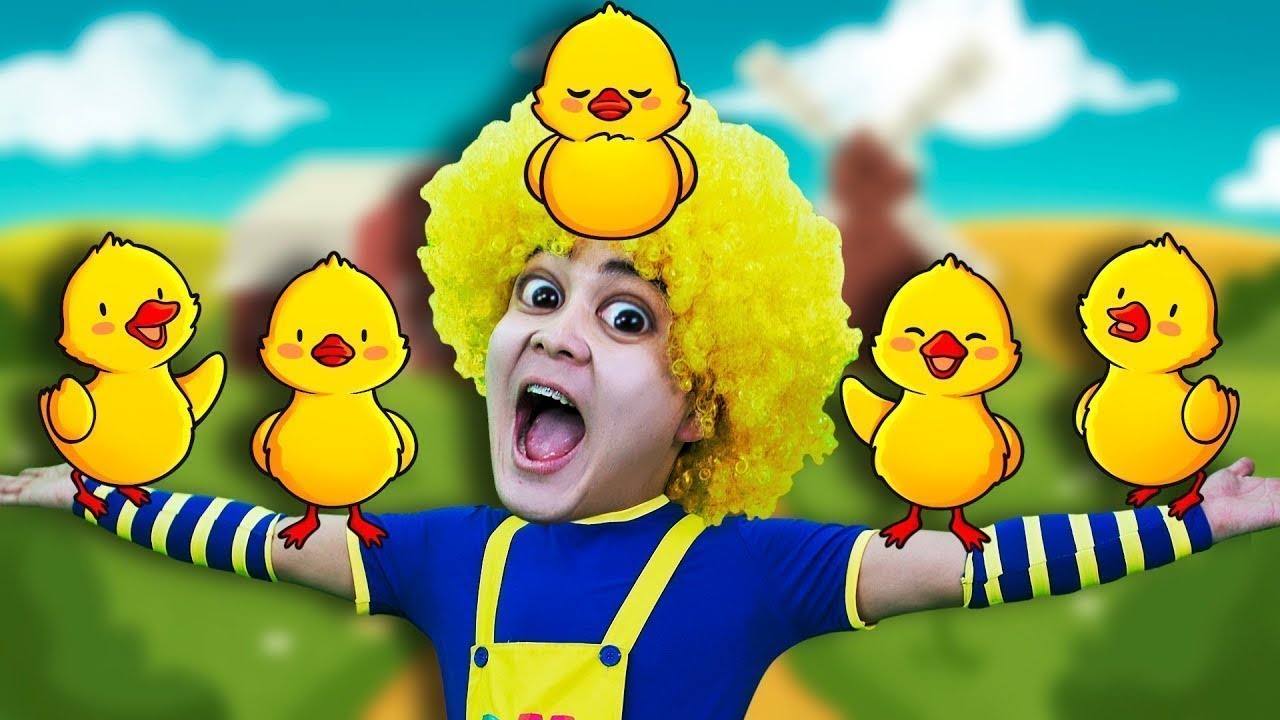 Песня Пять Маленьких Утят - Учимся Считать - Песенки для Детей и ...