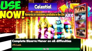 CHEAPEST Team To Beat Celestial JJBA Map In Anime Card Clash!