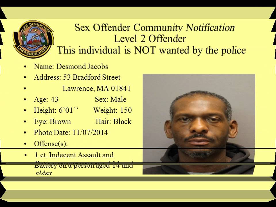 Sex Offender Community Notification 12 10 2015 Youtube 