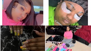 GRWM to go on vacation!packing,nails,hair,waxing & shopping
