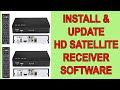 Install and update all satellite receiver software with usb